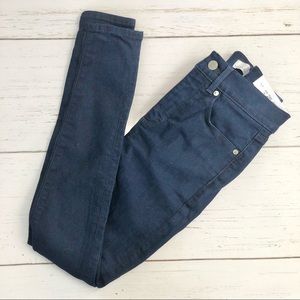 Loft Petite Cozy Denim Leggings Indigo Petite 26 /2  - new